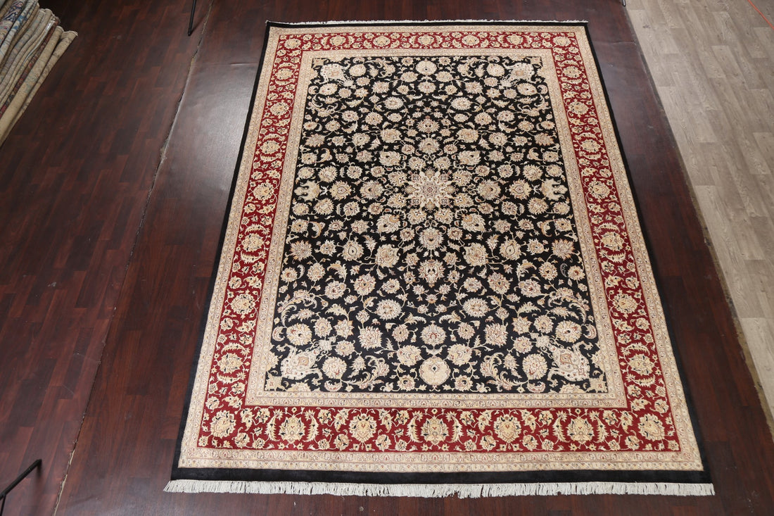 Vegetable Dye Tabriz Wool/ Silk Area Rug 9x12