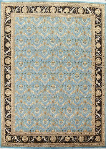 Vegetable Dye Aubusson Hand-Knotted Area Rug 8x10