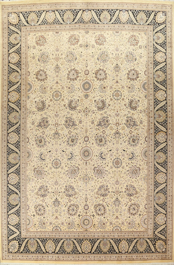 Vegetable Dye Tabriz Handmade Area Rug 10x14