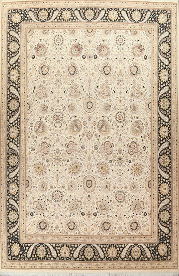 Vegetable Dye Tabriz Handmade Area Rug 10x14