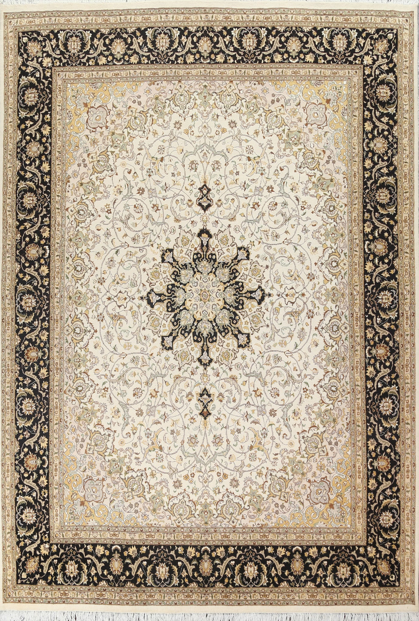 Vegetable Dye Tabriz Handmade Area Rug 8x11