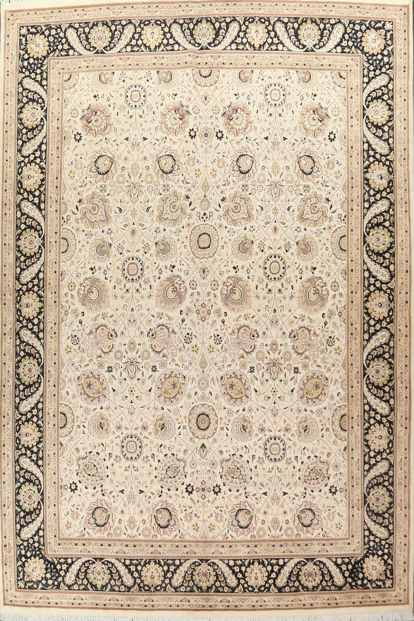 Vegetable Dye Aubusson Handmade Area Rug 10x14