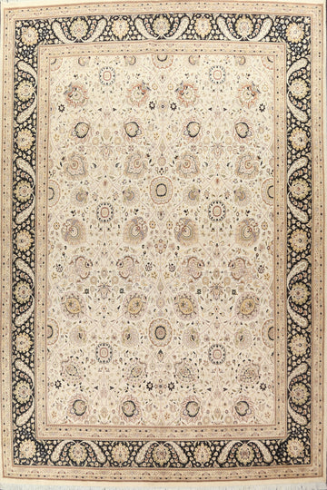 Vegetable Dye Aubusson Handmade Area Rug 10x14