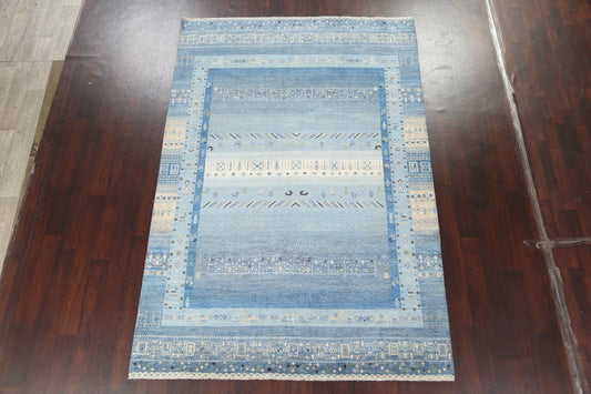 Vegetable Dye Gabbeh Kashkoli Area Rug 6x10