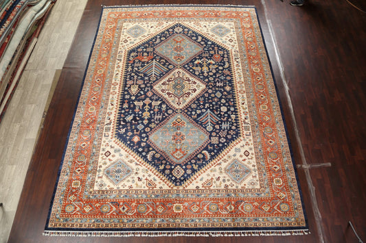 Vegetable Dye Yalameh Handmade Area Rug 10x13