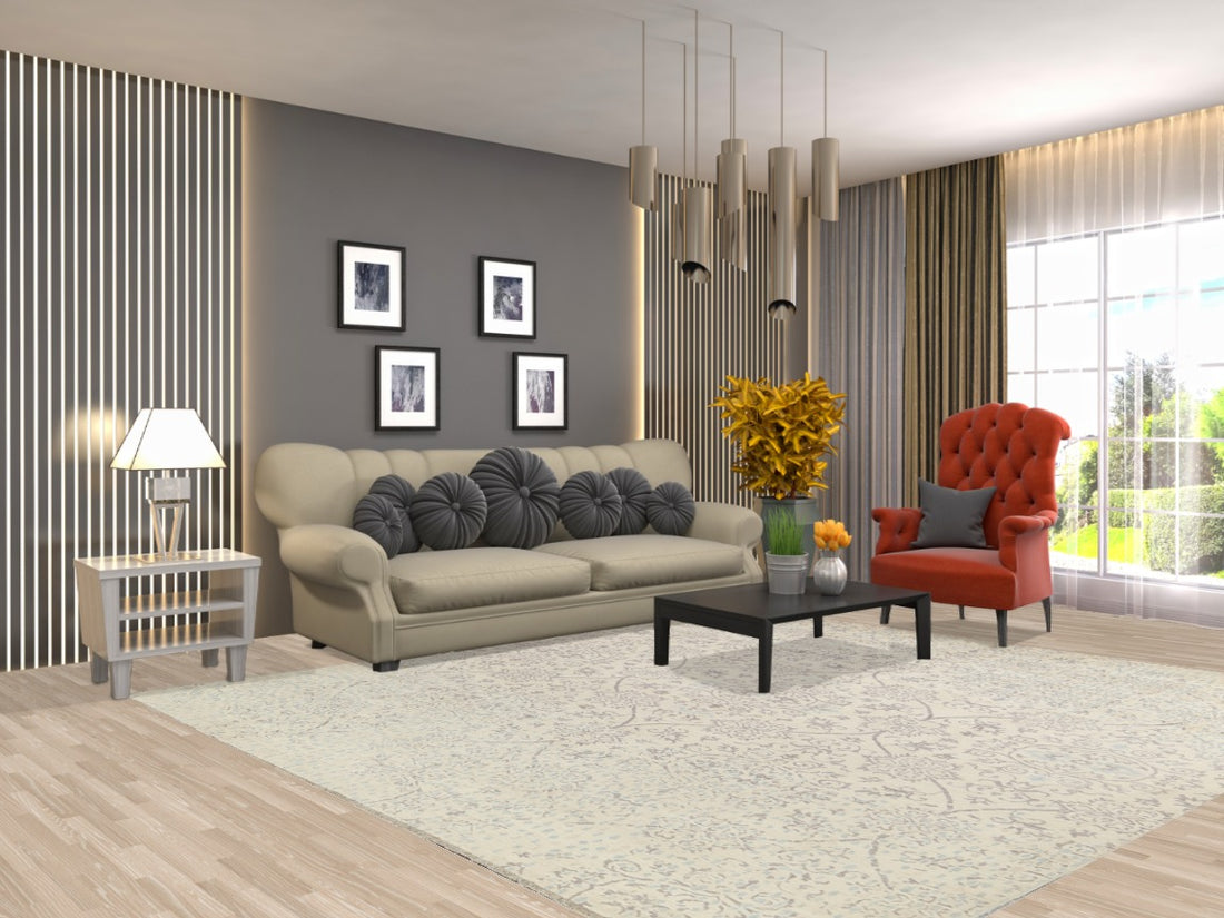 Vegetable Dye Ziegler Handmade Area Rug 8x10