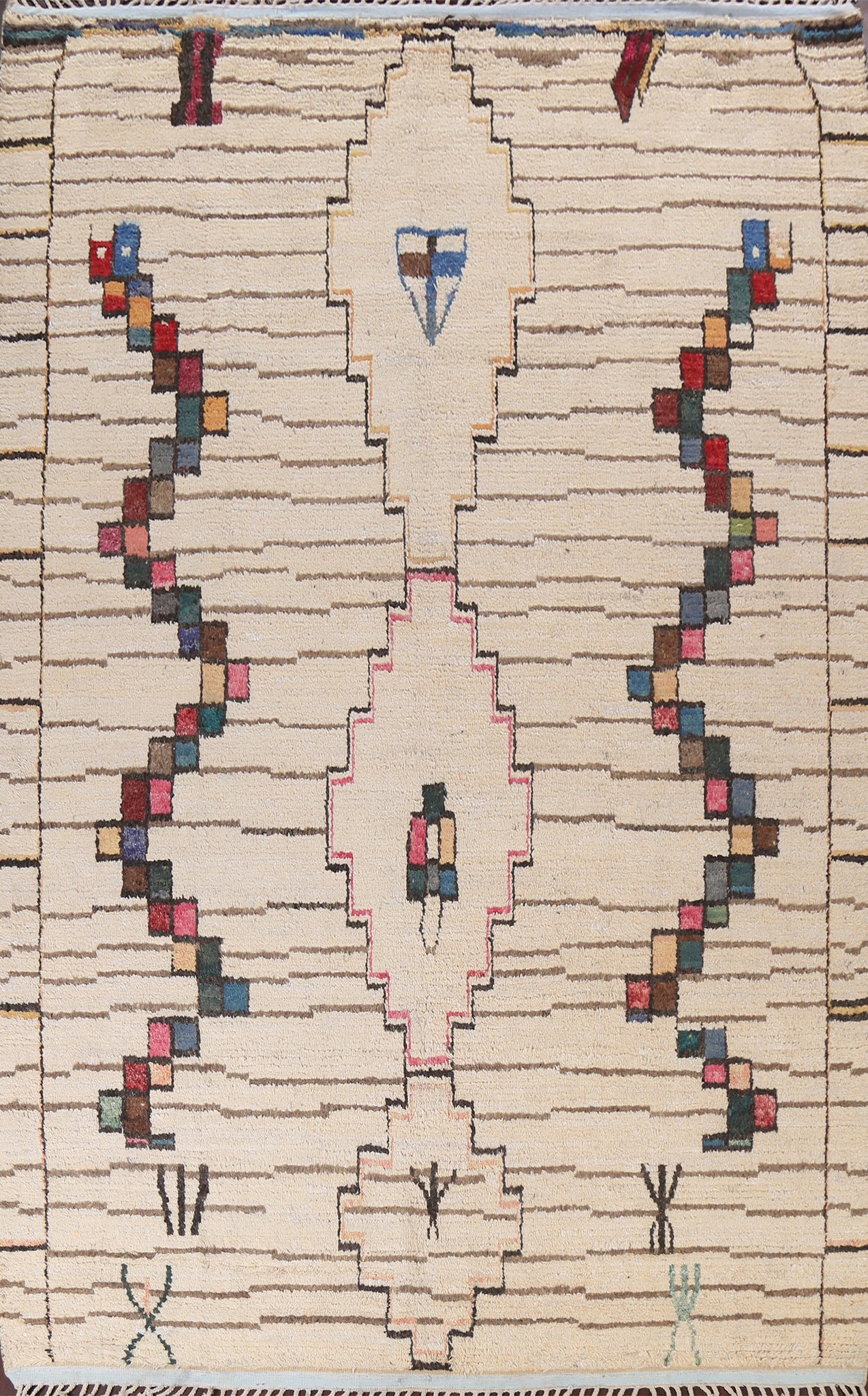 Moroccan Handmade Area Rug 9x13