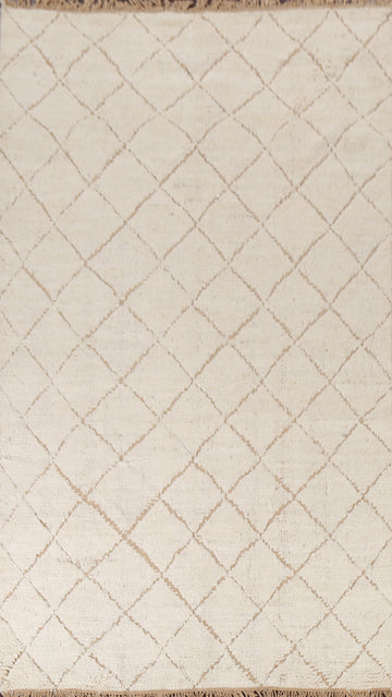 Trellis Moroccan Handmade Area Rug 6x10