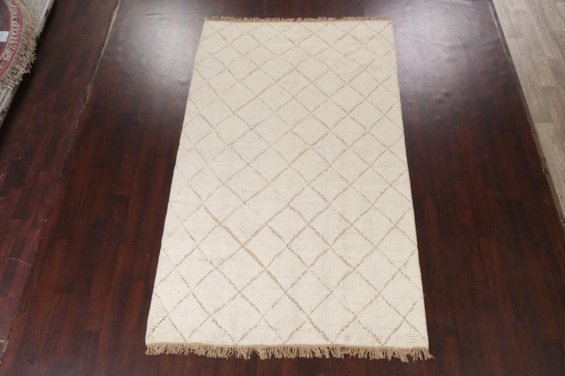 Trellis Moroccan Handmade Area Rug 6x10