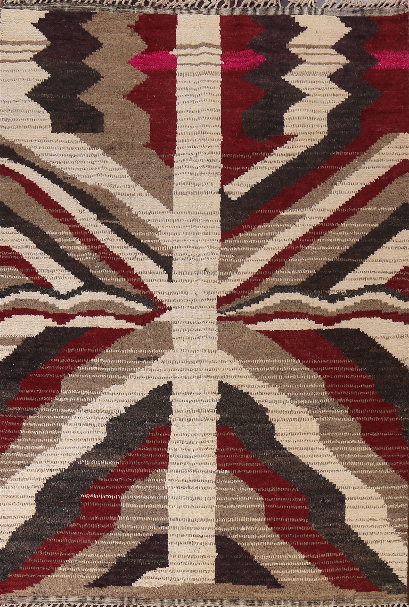 Handmade Moroccan Wool Area Rug 8x11