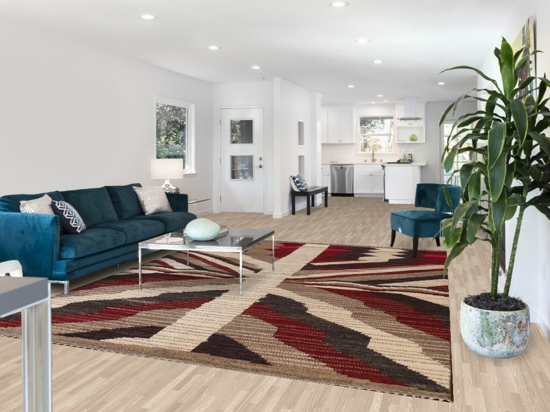 Handmade Moroccan Wool Area Rug 8x11