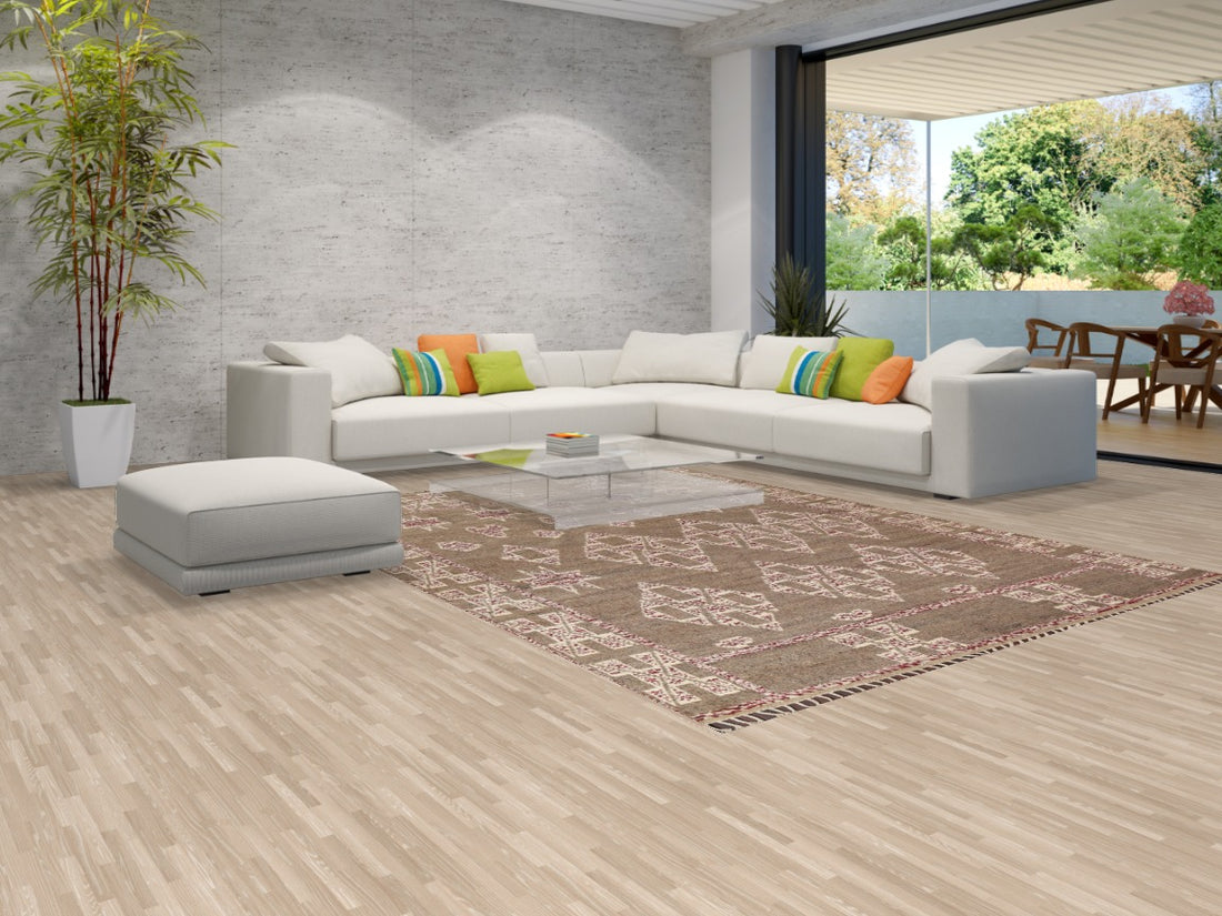 Tribal Moroccan Wool Area Rug 8x11
