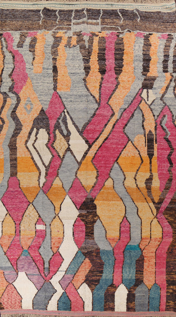 Large Wool Moroccan Handmade Rug 10x15