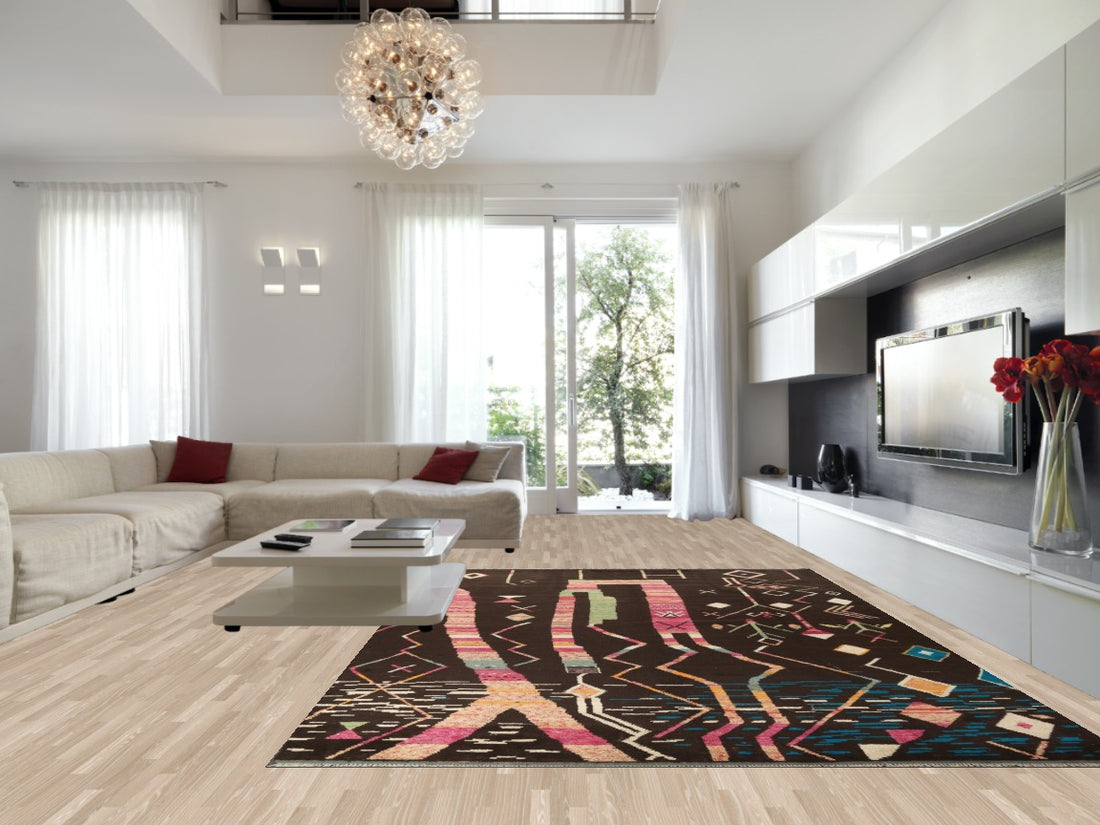 Tribal Moroccan Handmade Rug 10x15