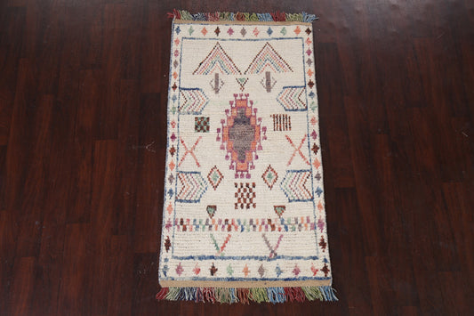 Tribal Moroccan Handmade Rug 3x6