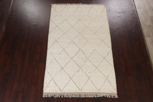 Trellis Moroccan Wool Area Rug 5x8