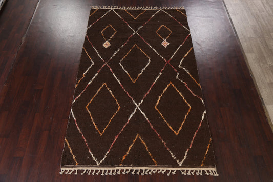 Handmade Moroccan Wool Area Rug 6x10