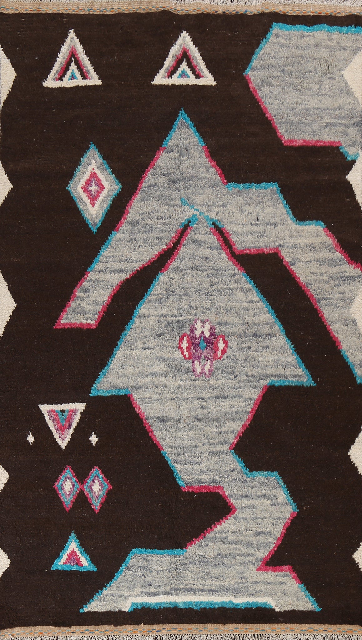 Abstract Moroccan Wool Area Rug 6x10