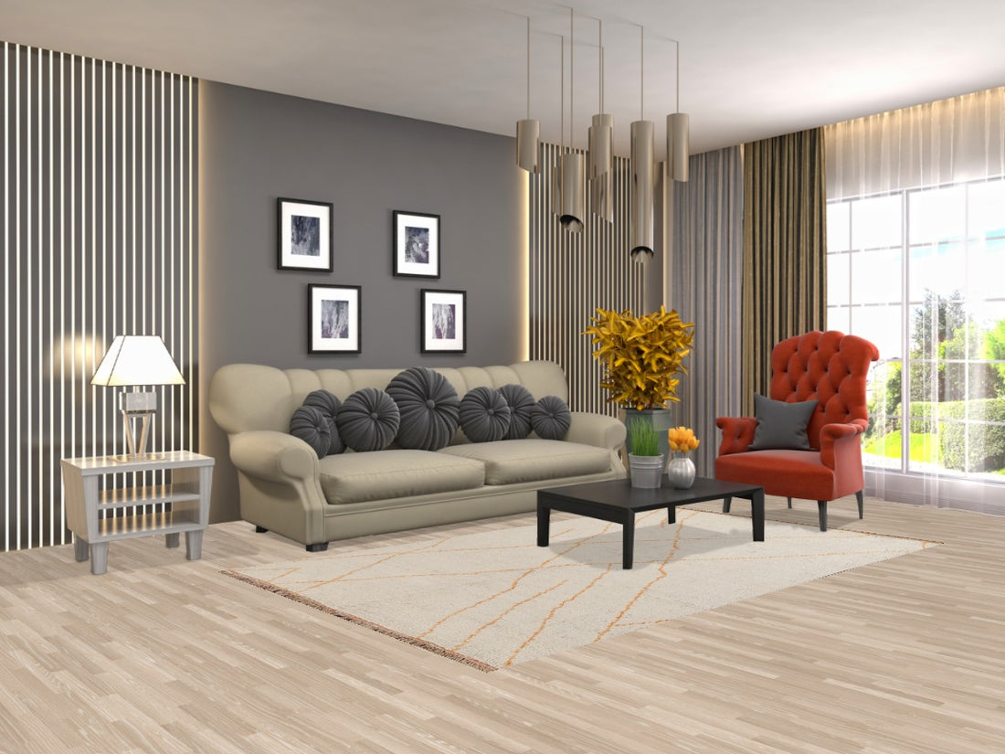 Wool Moroccan Oriental Area Rug 5x8