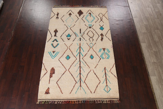 Tribal Moroccan Oriental Area Rug 7x10