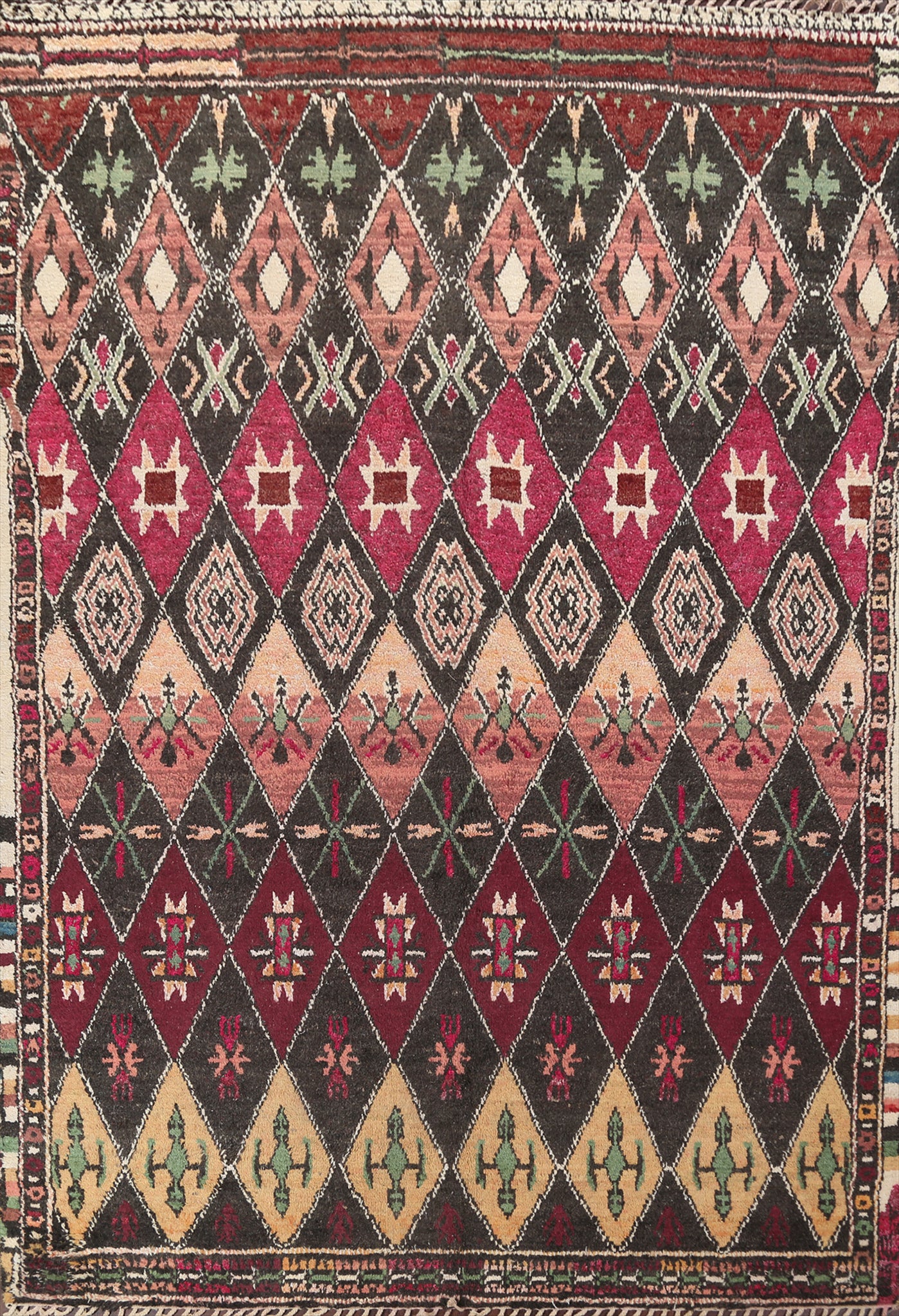 Geometric Moroccan Handmade Area Rug 9x13
