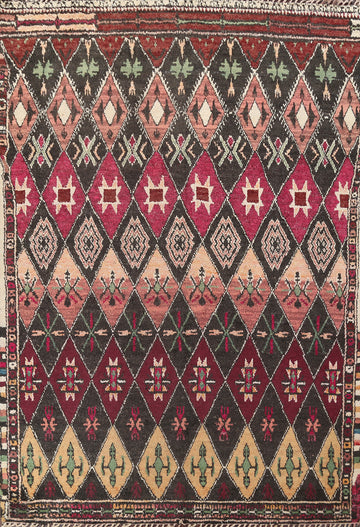 Geometric Moroccan Handmade Area Rug 9x13