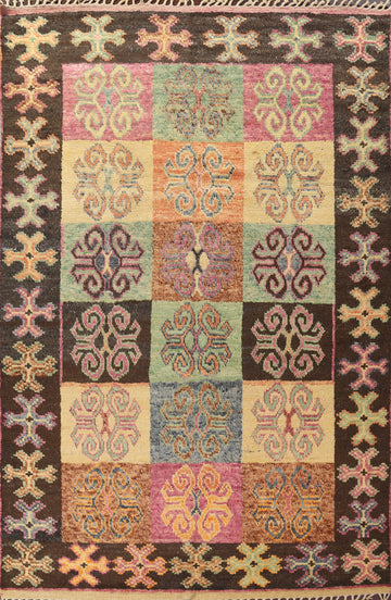 Geometric Moroccan Handmade Area Rug 9x13