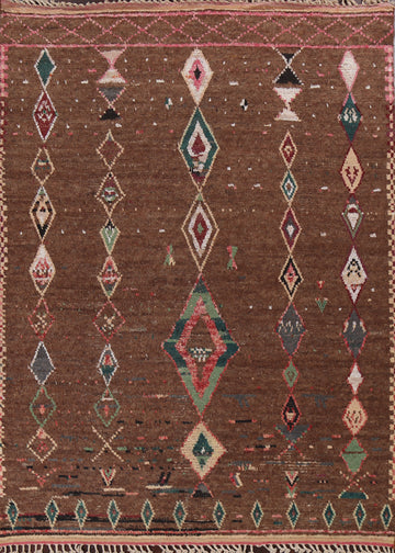 Tribal Moroccan Wool Area Rug 8x11