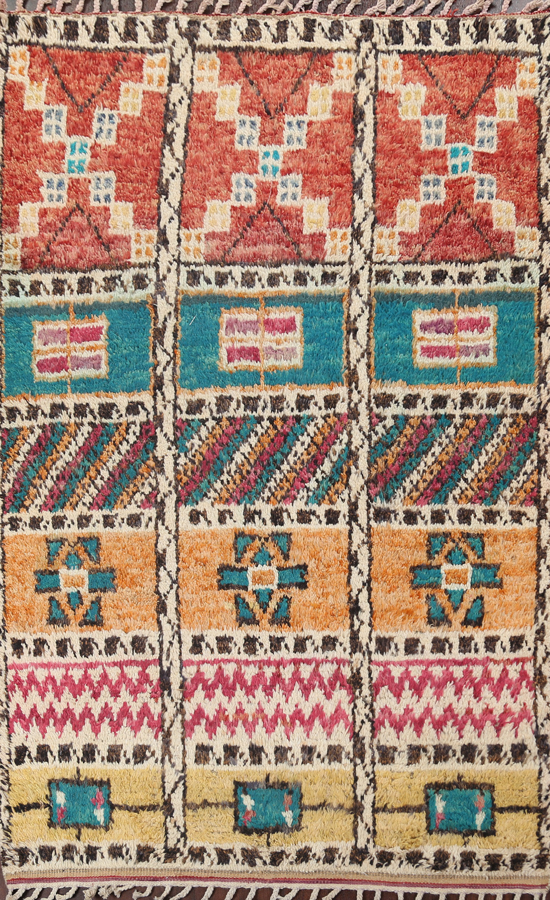 Tribal Moroccan Handmade Area Rug 5x8