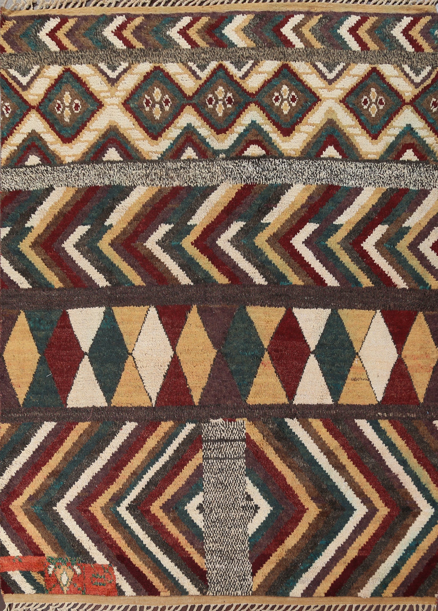 Tribal Moroccan Wool Area Rug 8x11