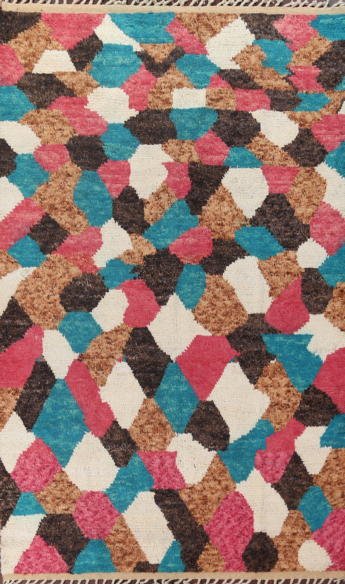 All-Over Moroccan Wool Area Rug 7x11