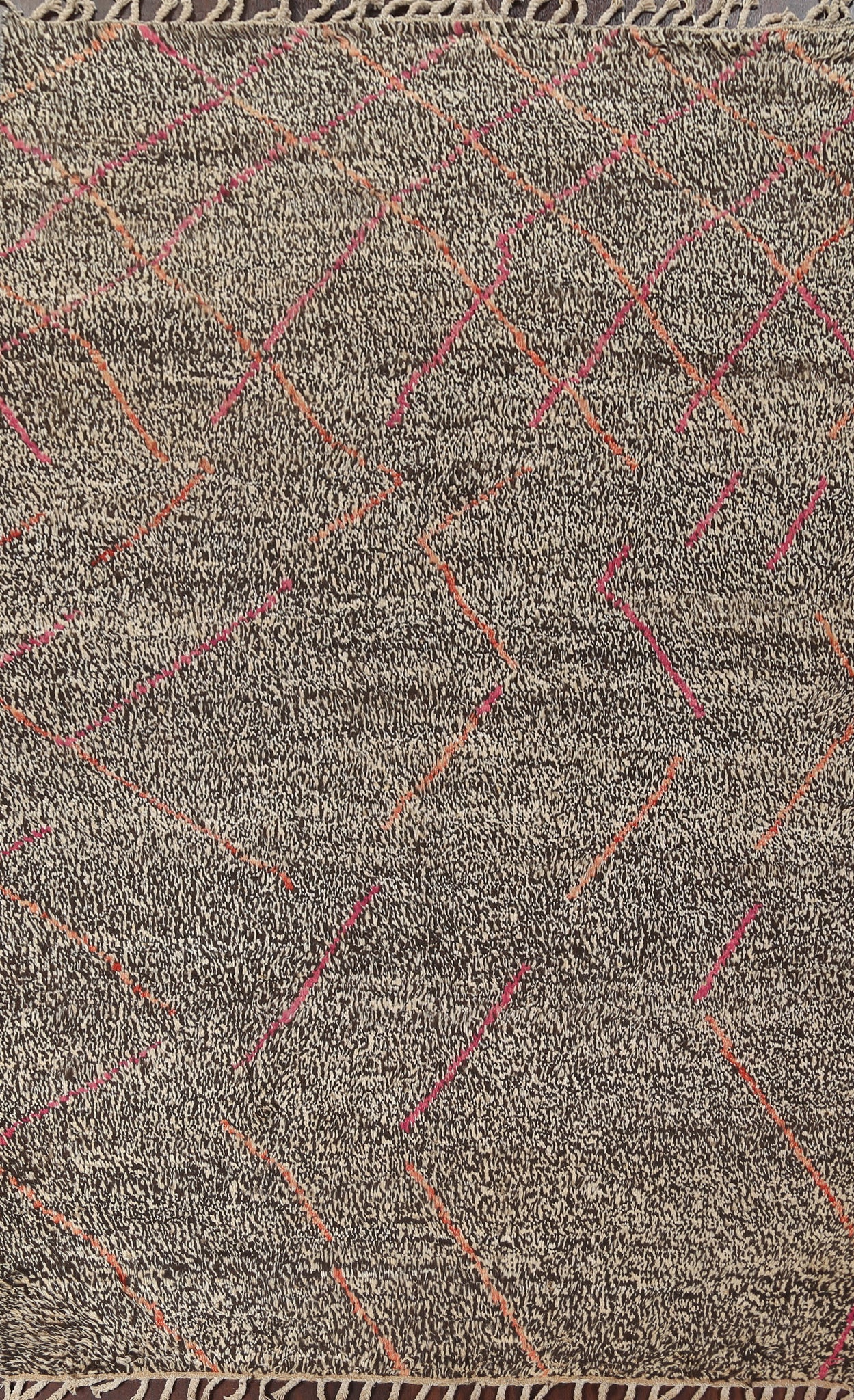 Trellis Moroccan Wool Area Rug 6x10