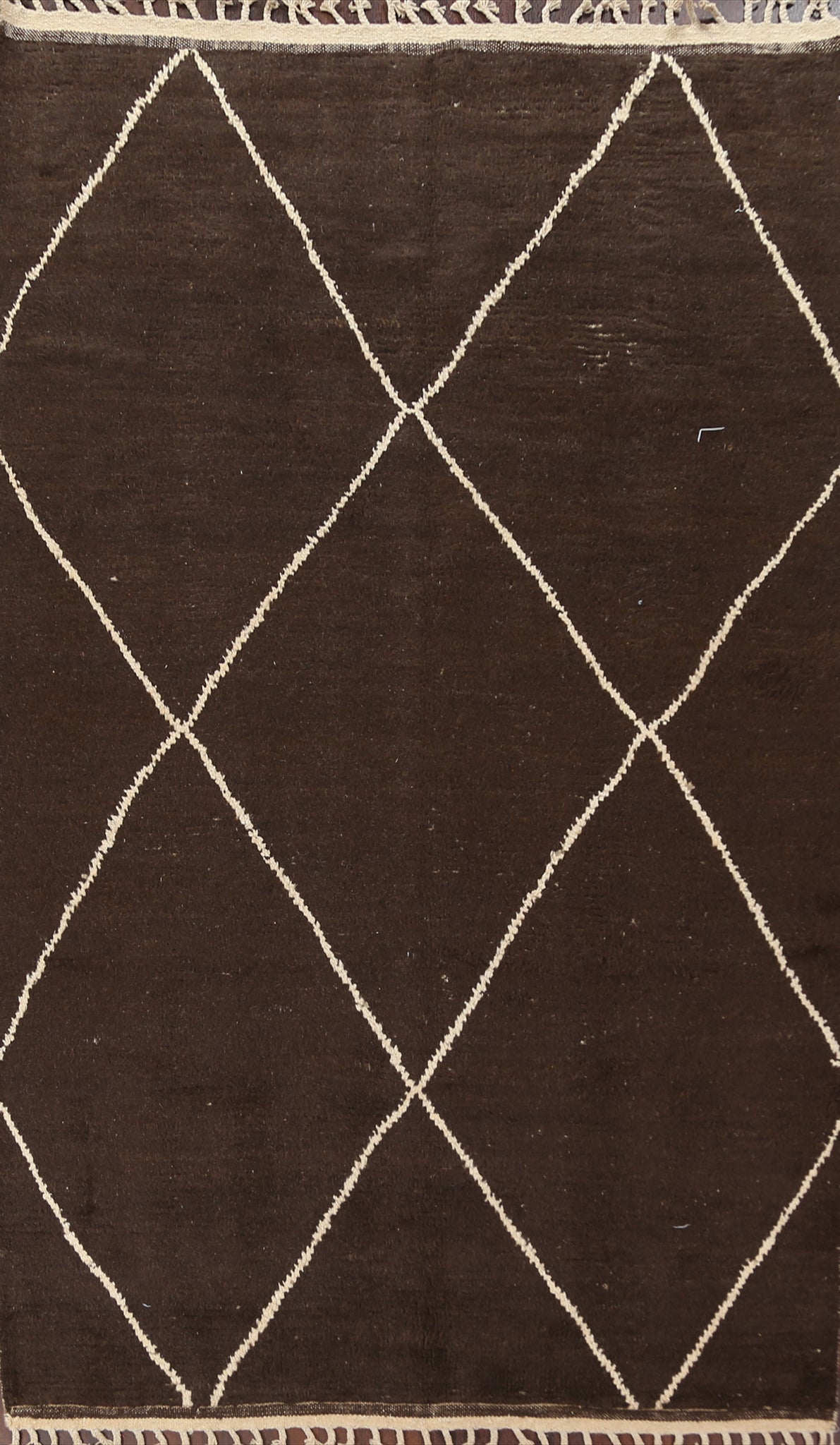 Trellis Moroccan Wool Area Rug 5x10