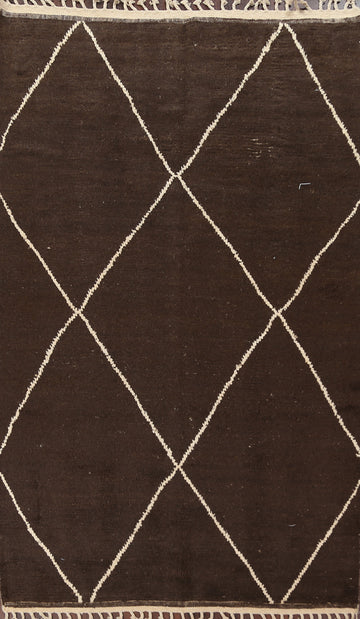 Trellis Moroccan Wool Area Rug 5x10