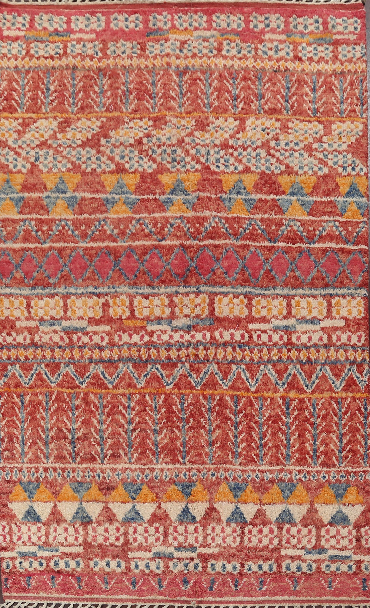 Tribal Moroccan Handmade Area Rug 7x11