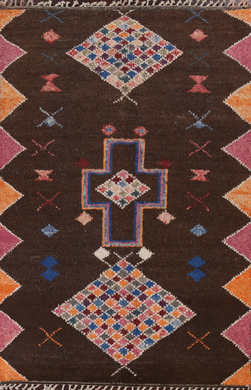 Tribal Moroccan Handmade Area Rug 7x11