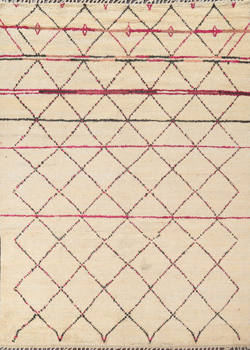 Trellis Moroccan Wool Area Rug 8x10