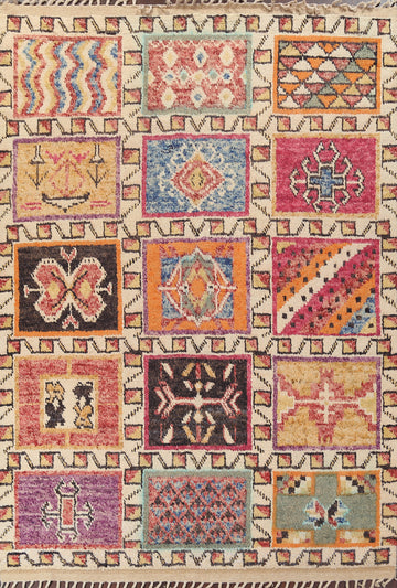 Handmade Moroccan Wool Area Rug 8x11