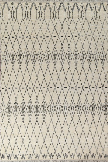 Trellis Moroccan Handmade Area Rug 8x10