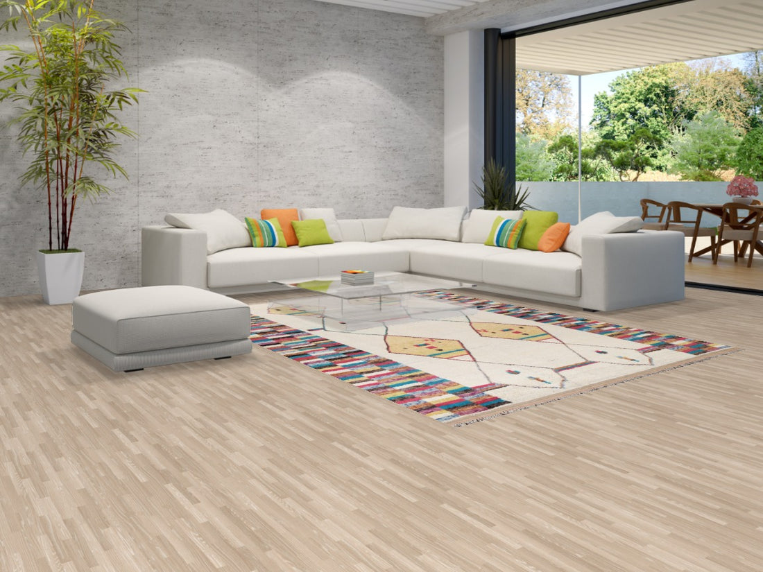 Tribal Moroccan Wool Area Rug 8x11