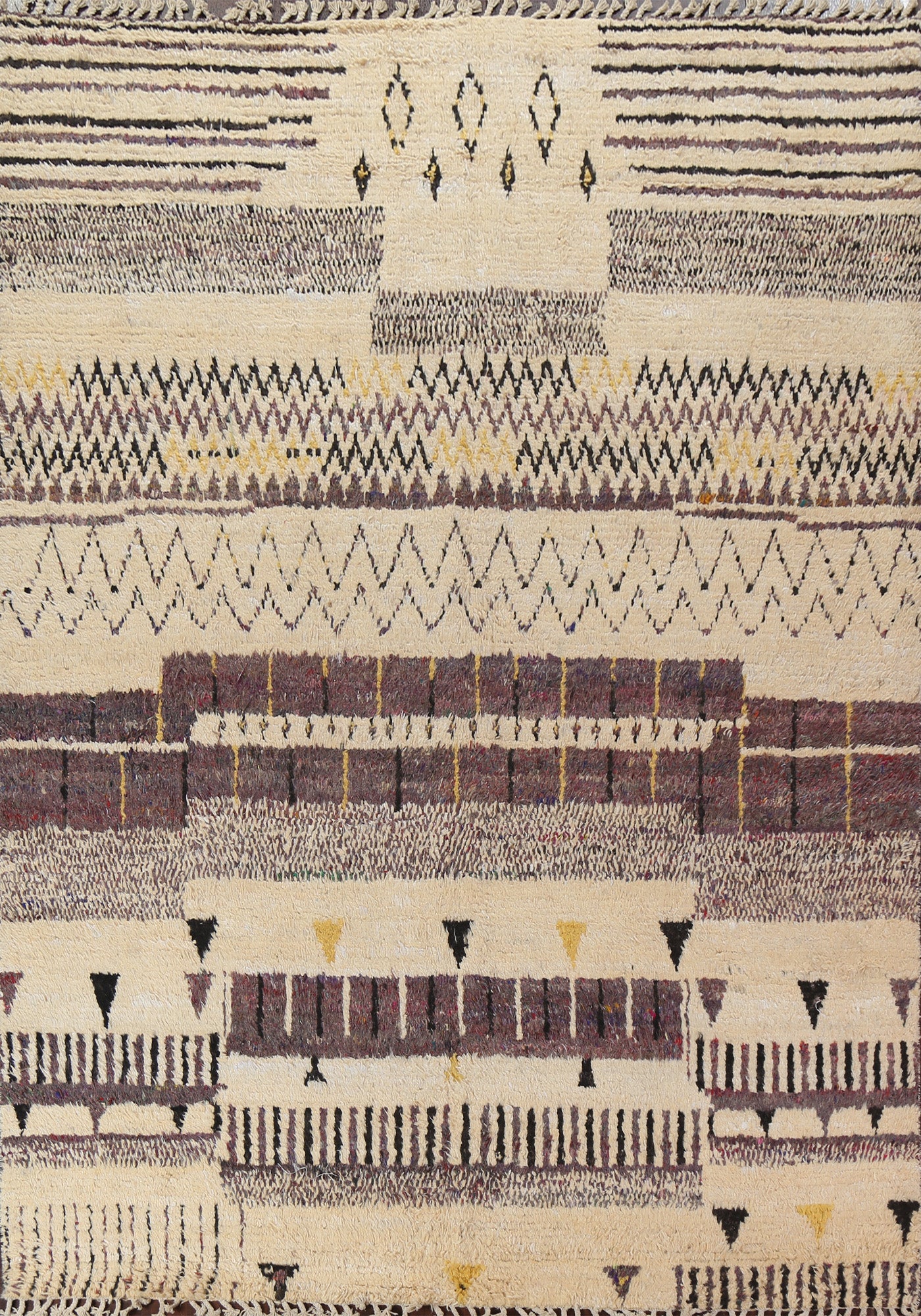 Wool Moroccan Handmade Area Rug 8x11