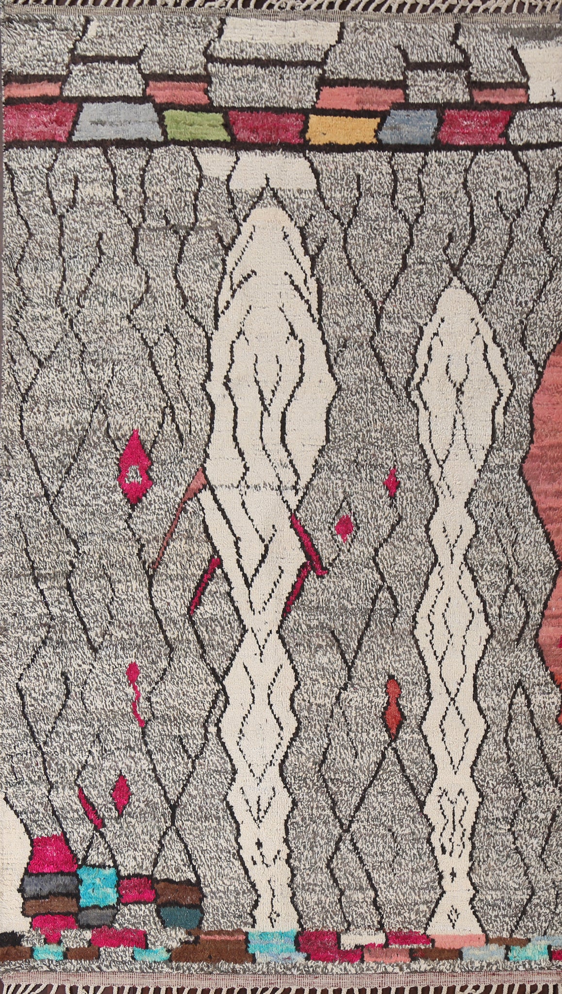 Wool Moroccan Handmade Area Rug 6x11