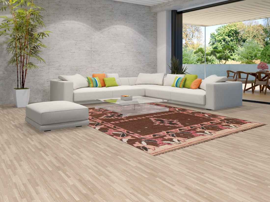 Geometric Moroccan Wool Area Rug 8x10
