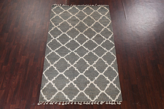 Trellis Moroccan Wool Area Rug 5x8