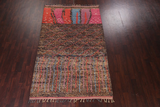 Handmade Moroccan Wool Area Rug 6x10