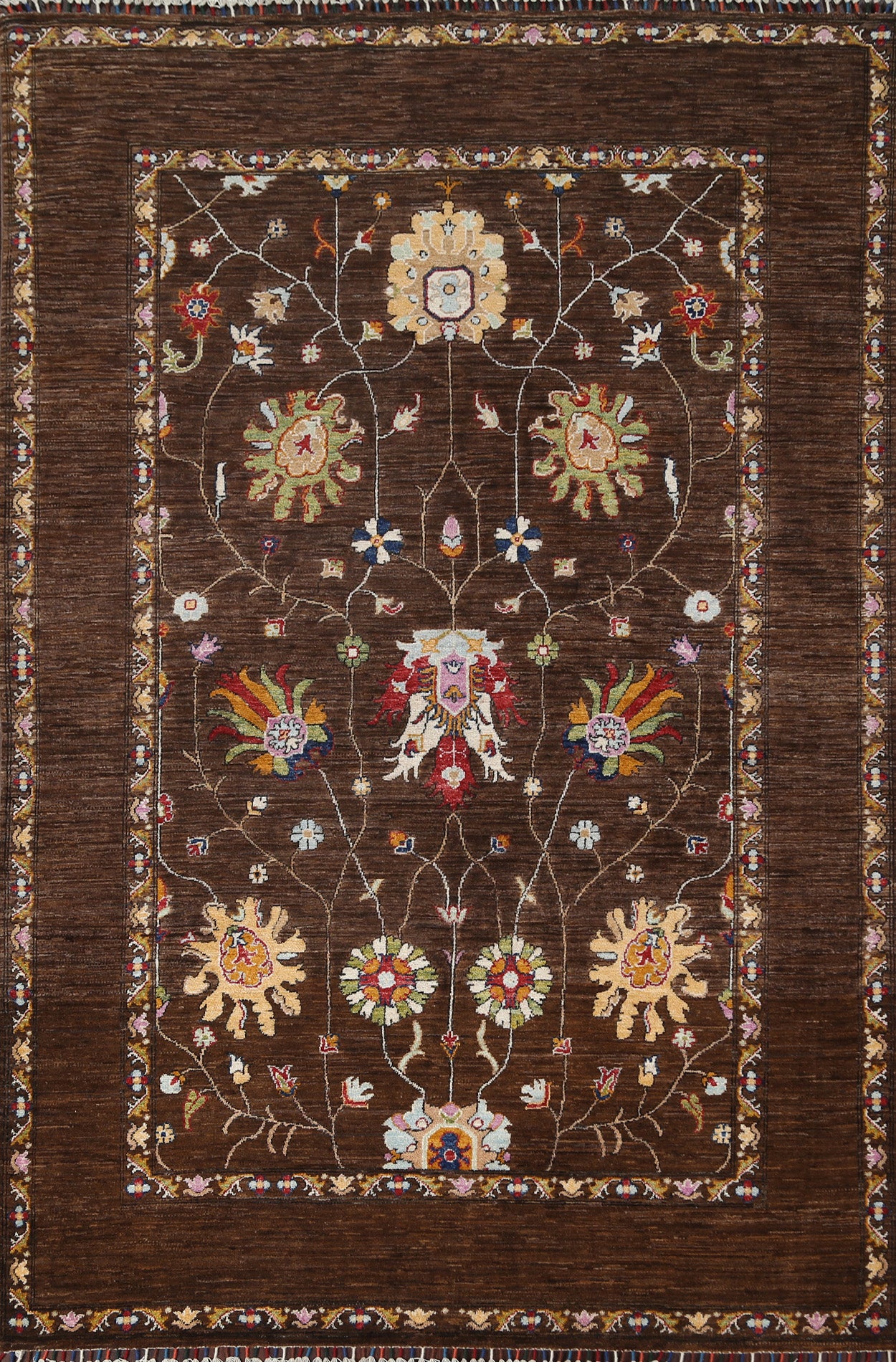 Vegetable Dye Ziegler Handmade Area Rug 6x8