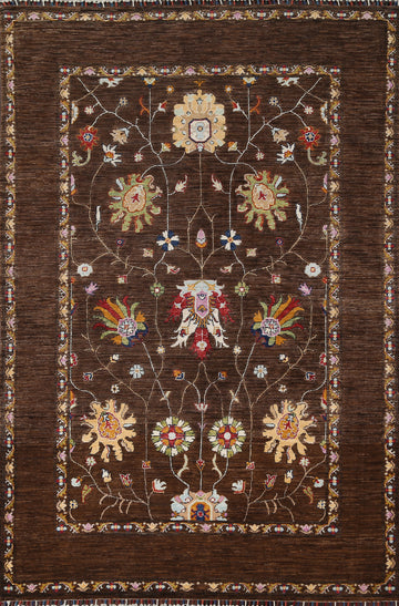 Vegetable Dye Ziegler Handmade Area Rug 6x8