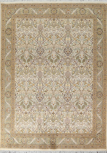 Vegetable Dye Kashan Handmade Area Rug 8x10