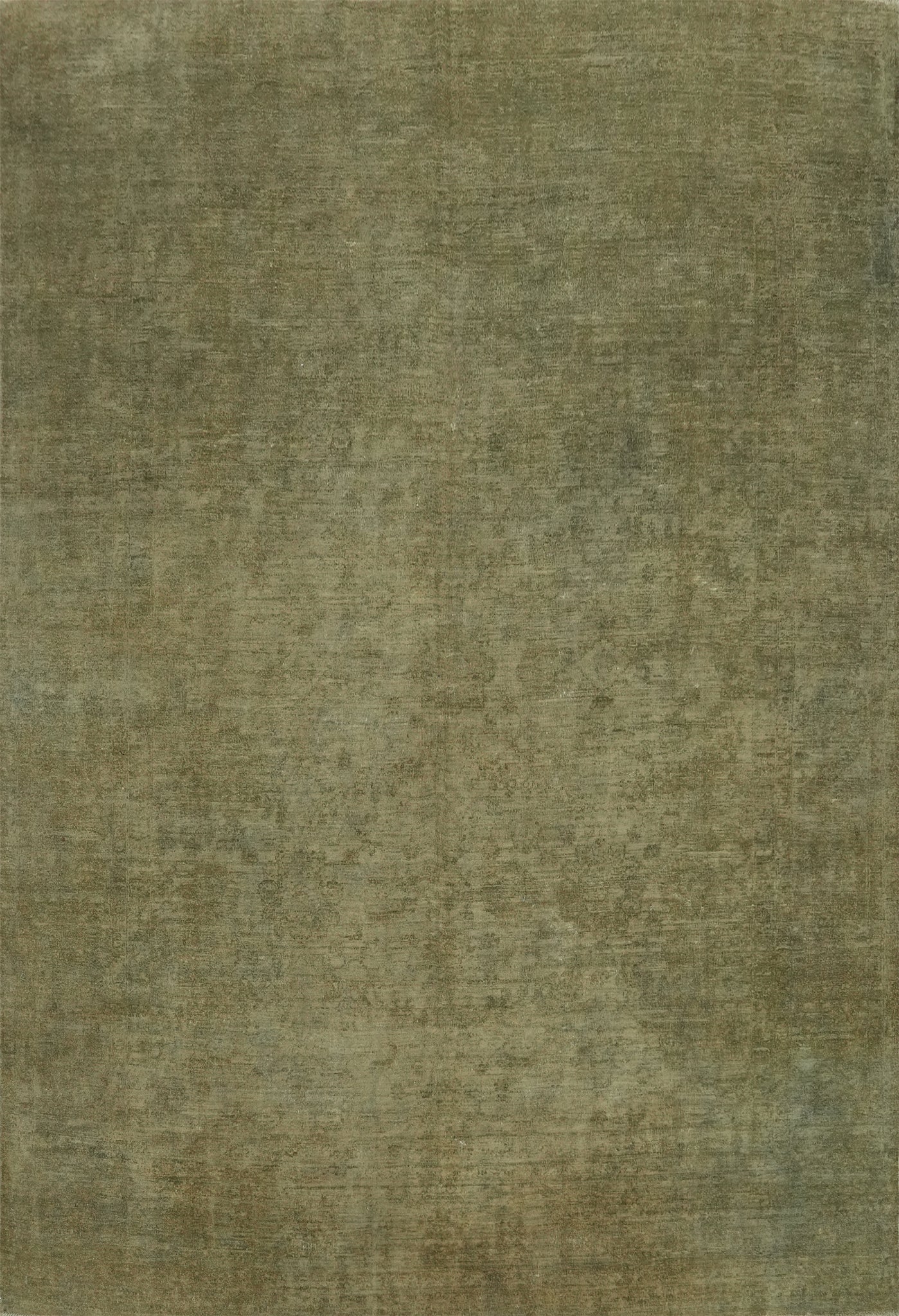 Distressed Wool Oushak Turkish Area Rug 8x10