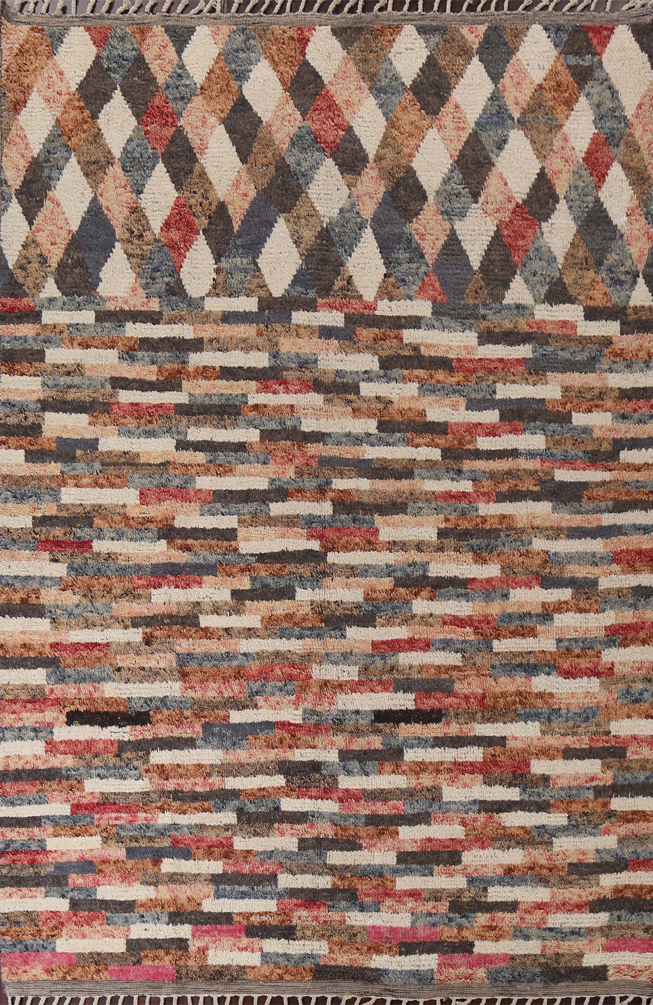Handmade Moroccan Oriental Area Rug 8x11